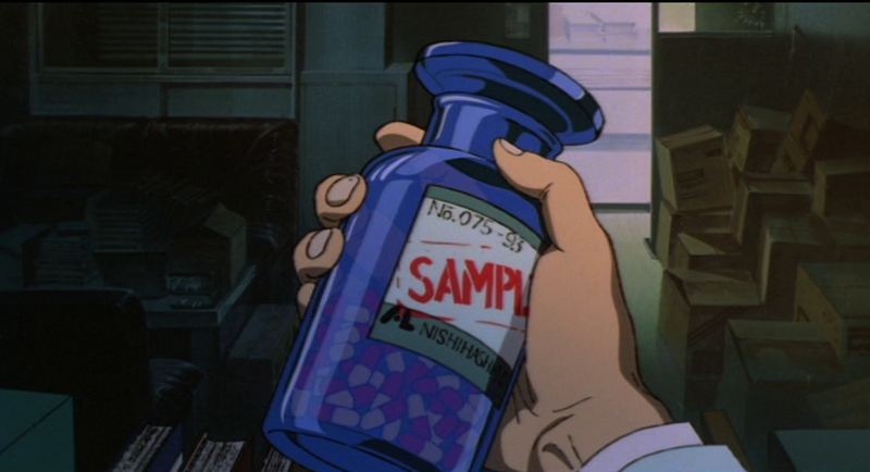 Hmmm. Big bottle of clearly experimental drugs. What sort of idiot would ingest these?